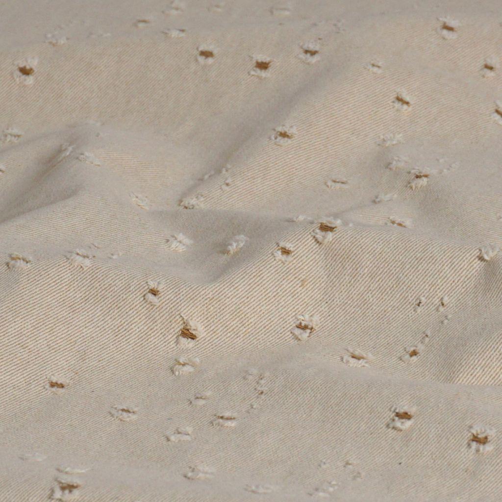 Broken Denim used Look caramelbraun